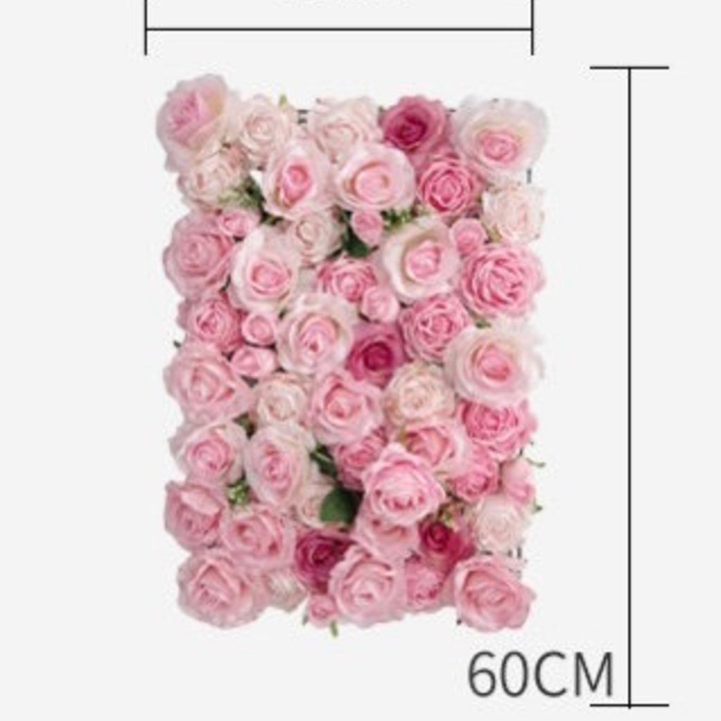 Blush Pink Flower Wall For Wedding Photography Backdrop Baby Shower Special Event Arrangement Decor Floral Panels 15.75x23.62inch