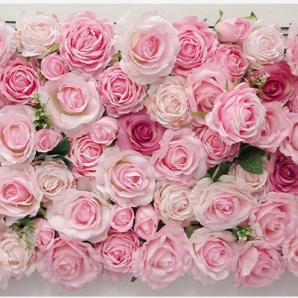 Blush Pink Flower Wall For Wedding Photography Backdrop Baby Shower Special Event Arrangement Decor Floral Panels 15.75x23.62inch