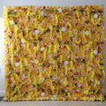 New Design 3D Flower Wall For Wedding Arrangement Event Salon Party Photography Backdrop Fabric Rolling Up Curtain Fabric Cloth