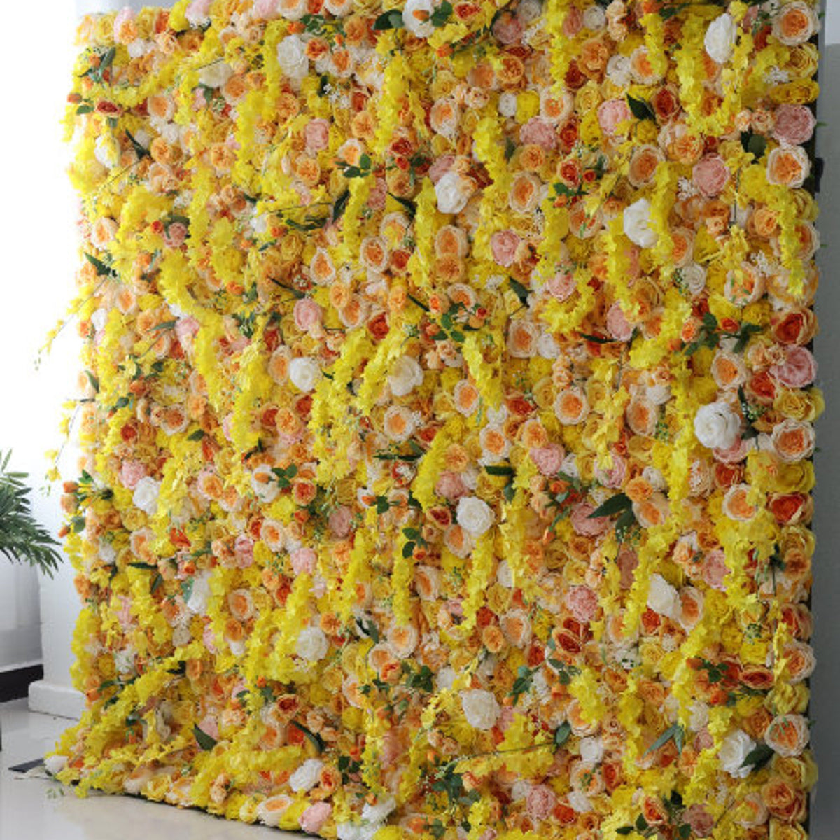 New Design 3D Flower Wall For Wedding Arrangement Event Salon Party Photography Backdrop Fabric Rolling Up Curtain Fabric Cloth