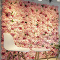 Blush Pink Flower Wall For Wedding Photography Backdrop Baby Shower Special Event Arrangement Decor Floral Panels 15.75x23.62inch