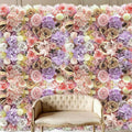 Artifical Simulation Silk Flower Wall Wedding Floral Wall  Baby Shower Special Event Arrangement Backdrop Floral Panel 40*60cm