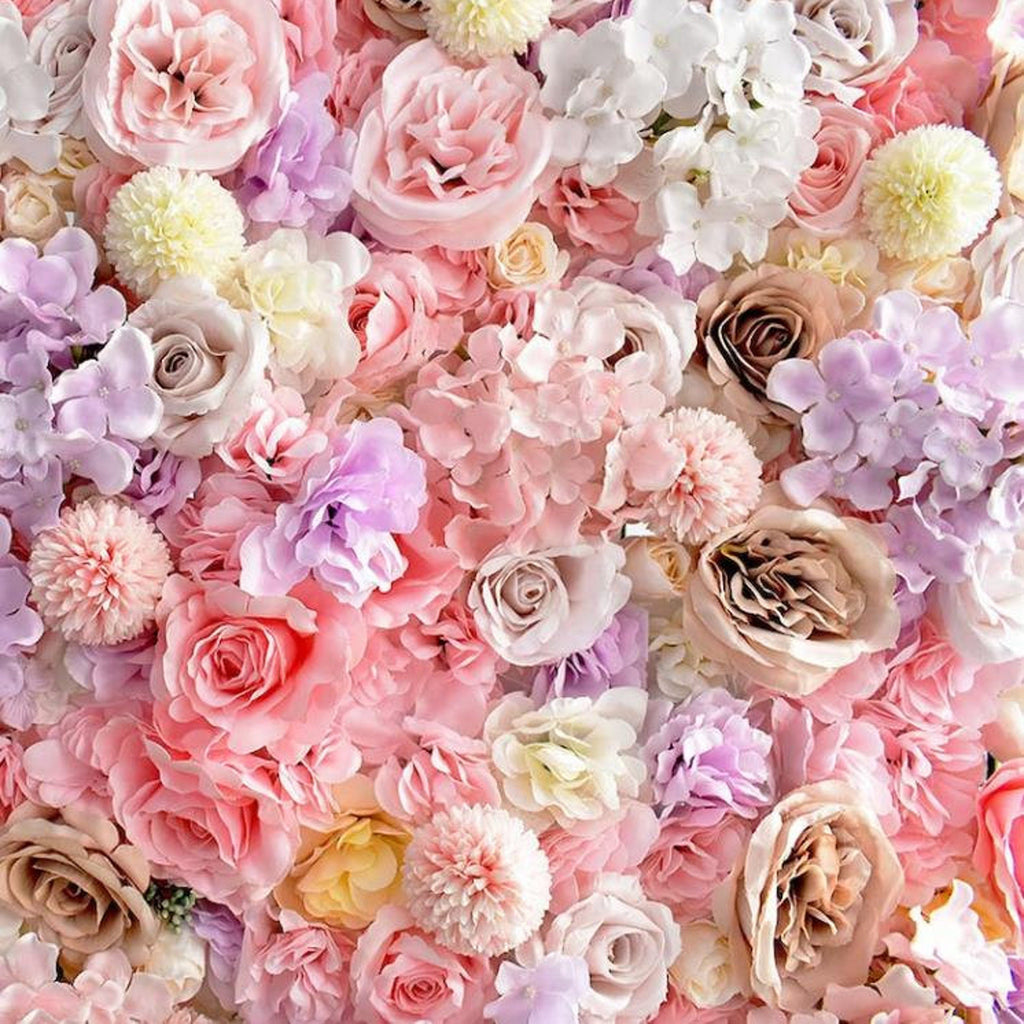 Artifical Simulation Silk Flower Wall Wedding Floral Wall  Baby Shower Special Event Arrangement Backdrop Floral Panel 40*60cm