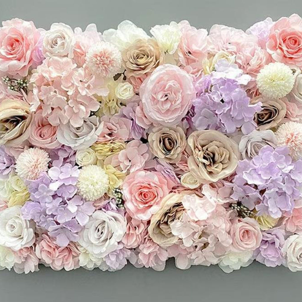 Artifical Simulation Silk Flower Wall Wedding Floral Wall  Baby Shower Special Event Arrangement Backdrop Floral Panel 40*60cm