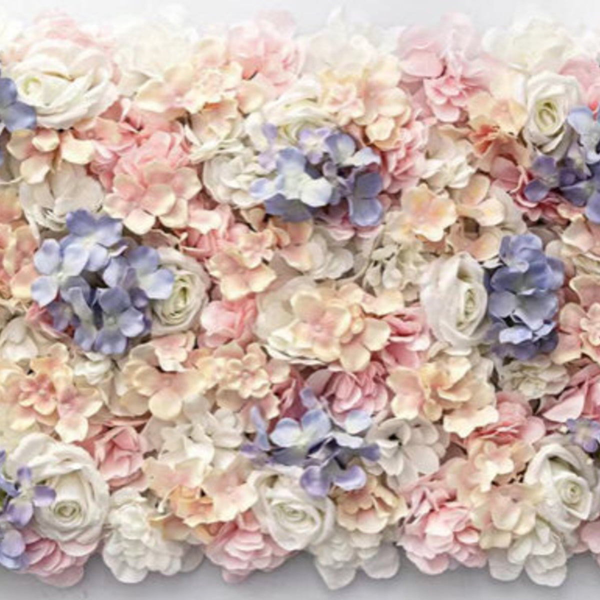2 Pack of 16 x 24" Artificial Flower Wall Panels Flower Wall Mat Silk Rose Flower Panels for Backdrop Wedding Wall Decoration