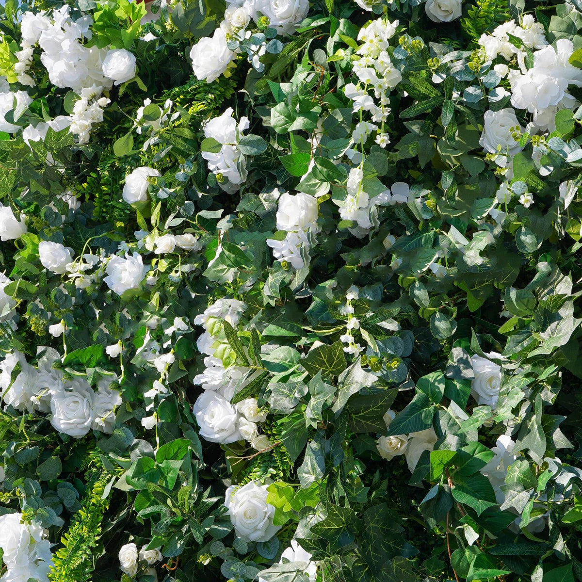 Ships from Houston |5D  Flower Wall 8*8ft  - Flower Wall Rolling Up Curtain Wall, Fabric Flower Wall, Wedding Party Photo Backdrop