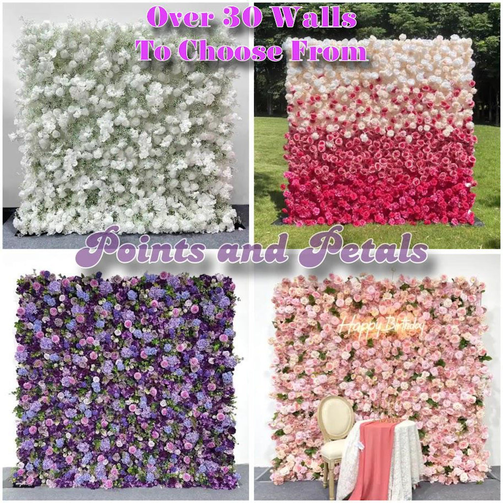 Red Rose Flower Wall, Wedding Backdrop, 8x8 foot, Event Decor, Flower Backdrop, Wedding Decor, Wall Panel, Wedding Flowers, Party Decor, 3D