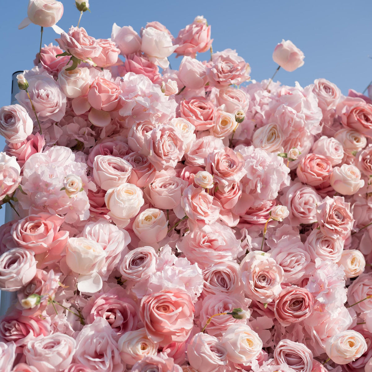 Pink Flower Wall Backdrop, Bride to Be Party Decor