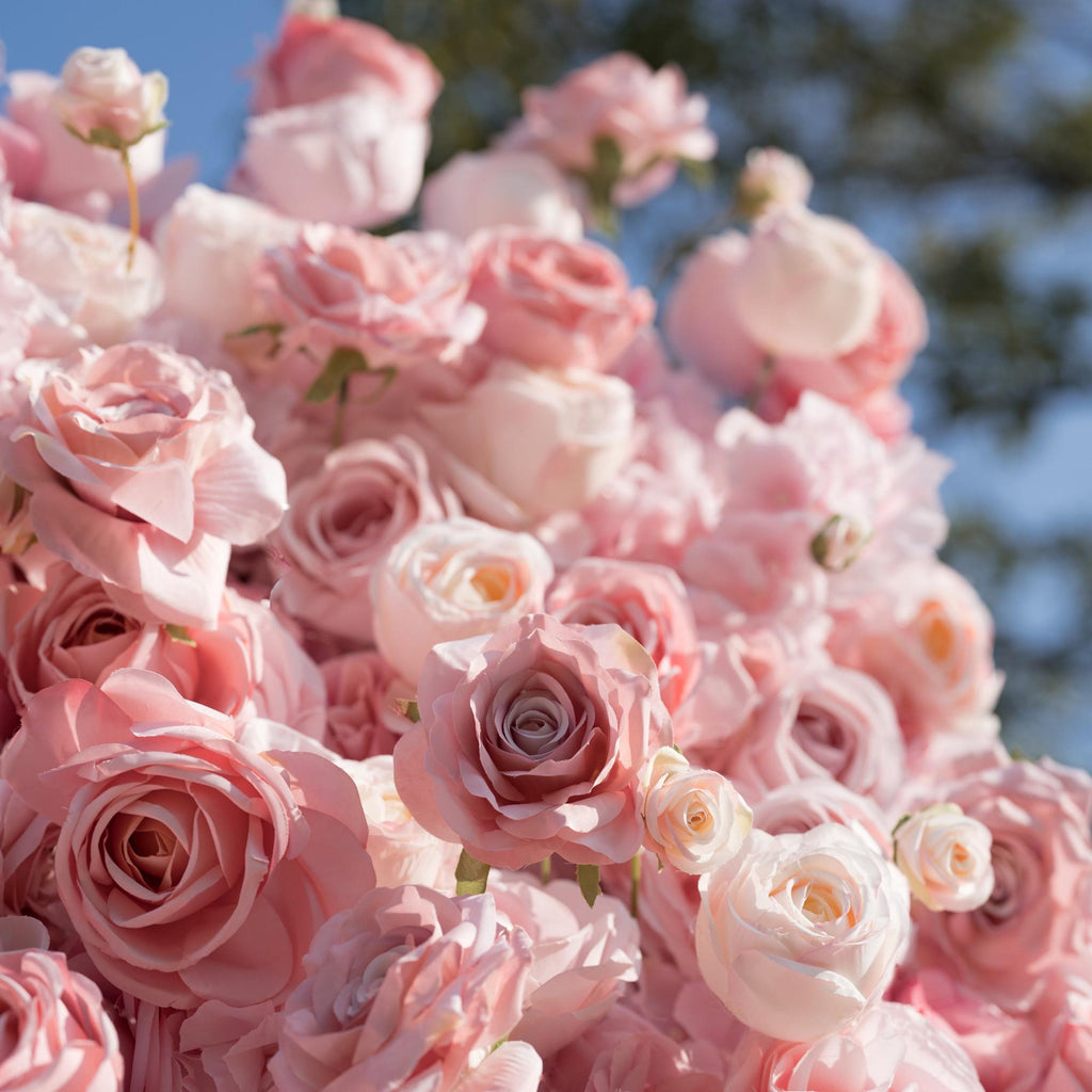 Pink Flower Wall Backdrop, Bride to Be Party Decor