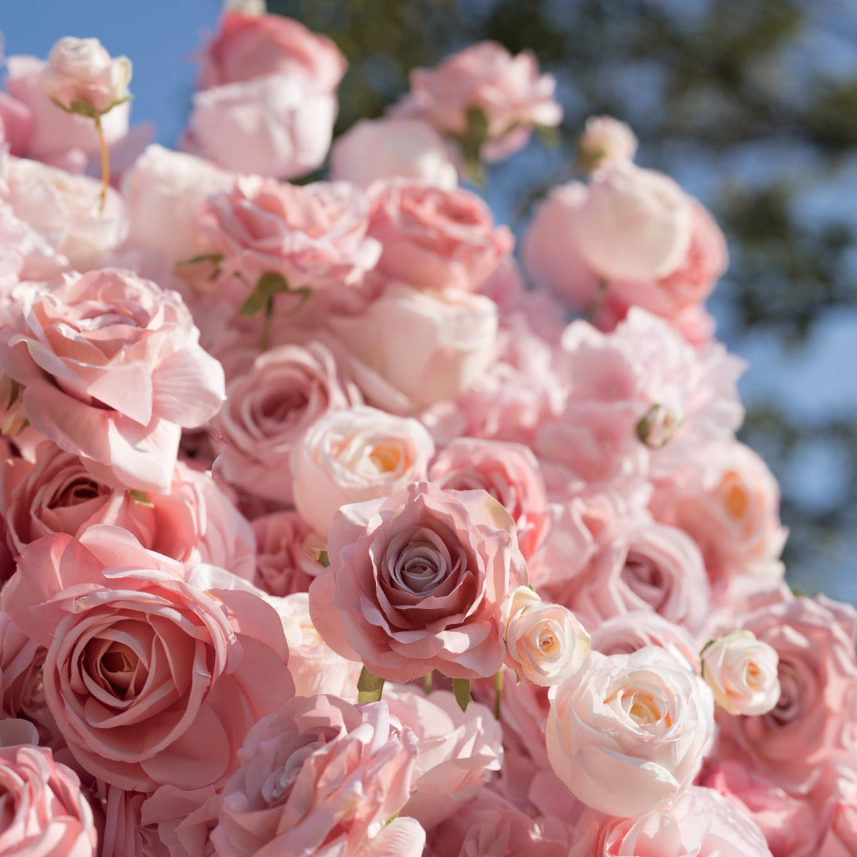 Pink Flower Wall Backdrop, Bride to Be Party Decor