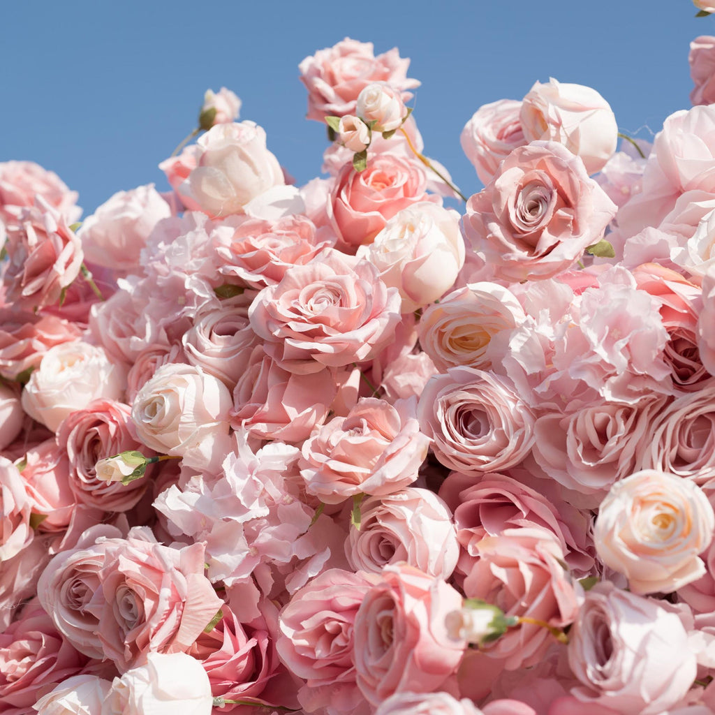 Pink Flower Wall Backdrop, Bride to Be Party Decor