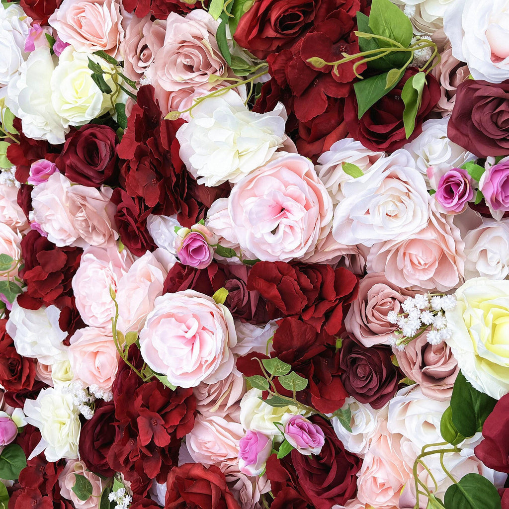 3D Silk Flower Wall Panel, Wedding Photo Booth Backdrop