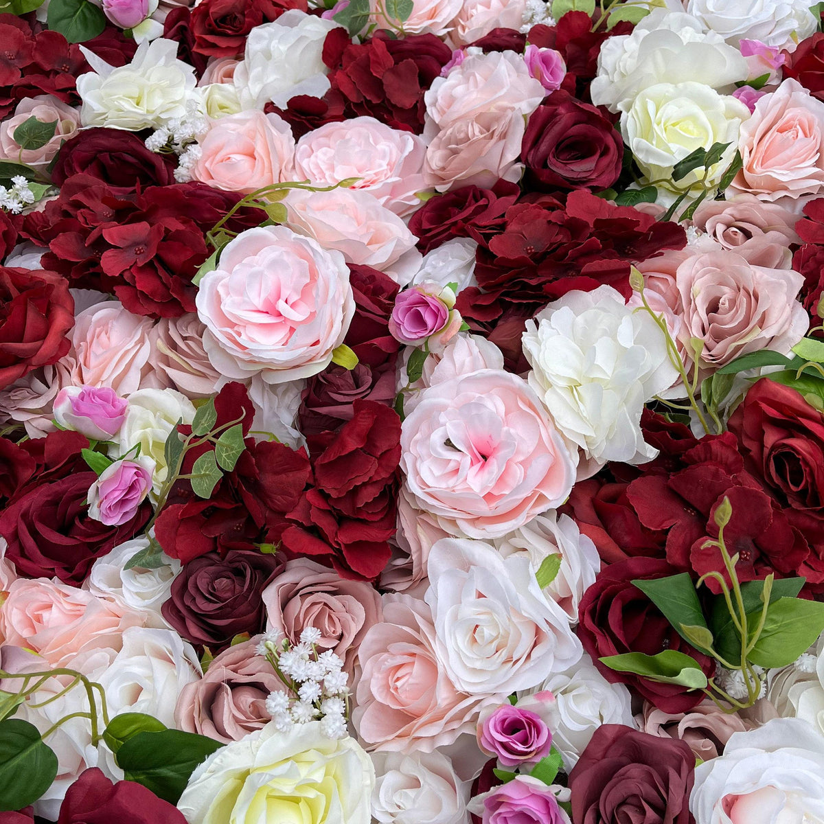 3D Silk Flower Wall Panel, Wedding Photo Booth Backdrop