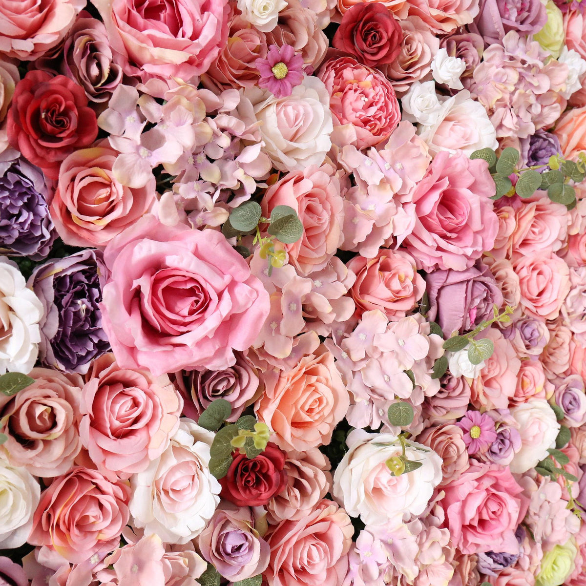 3D Rose Flower Wall Panel, Wedding Backdrop, 16x24"