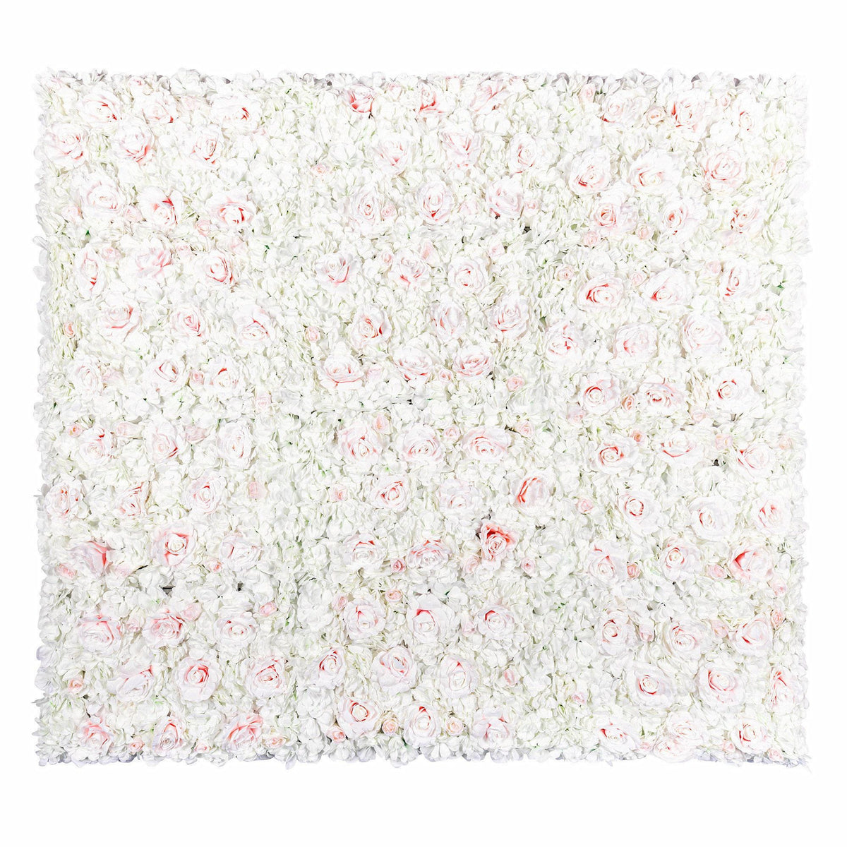 Pink & White 3D Flower Wall Panel, 16x24" Artificial Floral Backdrop