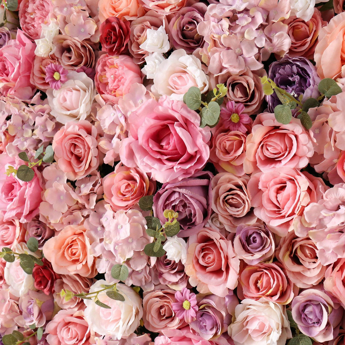 3D Rose Flower Wall Panel, Wedding Backdrop, 16x24"