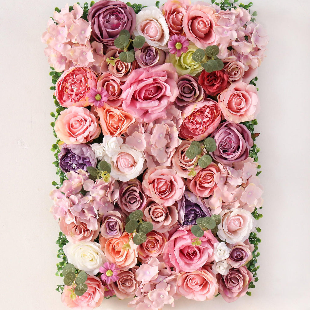 3D Rose Flower Wall Panel, Wedding Backdrop, 16x24"