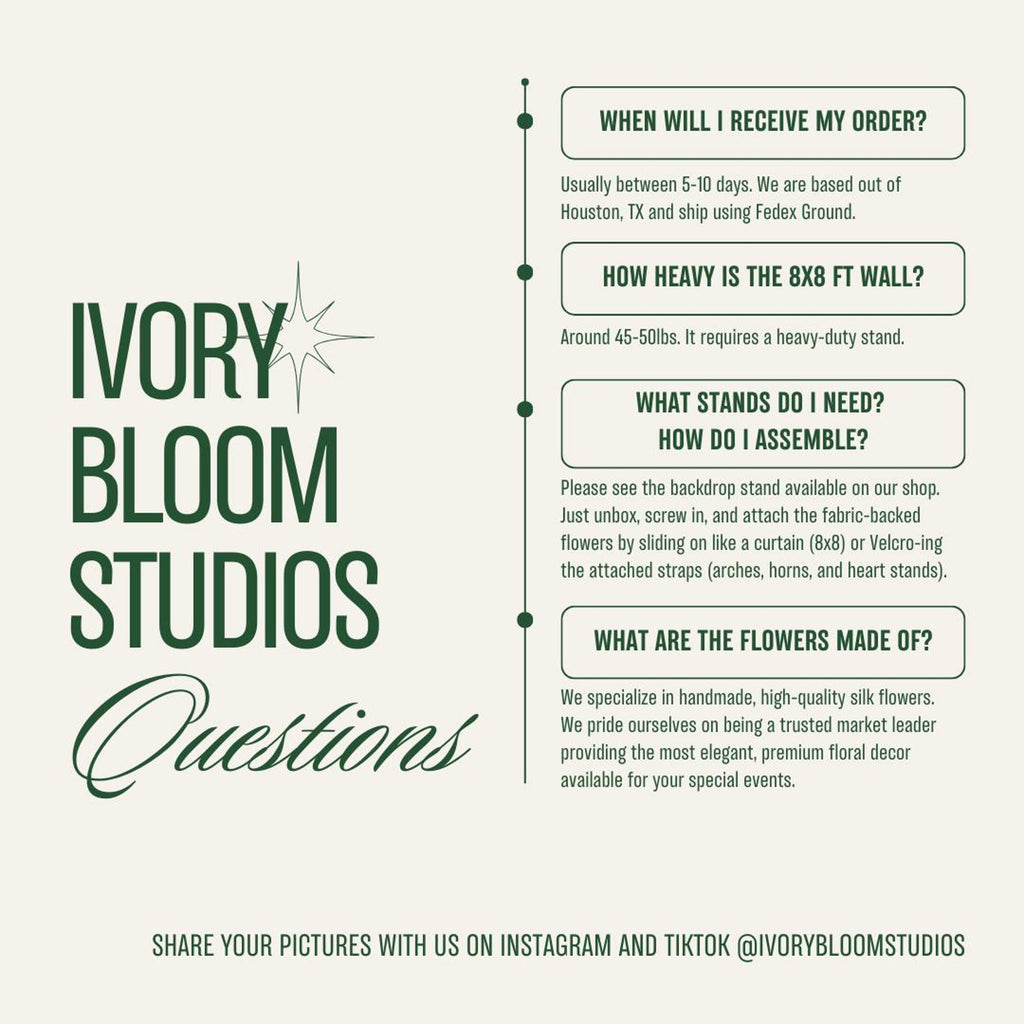 Flower Wall Backdrop [Mocha Taupe Rose Roll-Up Fabric Panel] for Ceremony & Photo Booth