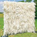 Ships from Houston |5D  Flower Wall 8*8ft  - Flower Wall Rolling Up Curtain Wall, Fabric Flower Wall, Wedding Party Photo Backdrop