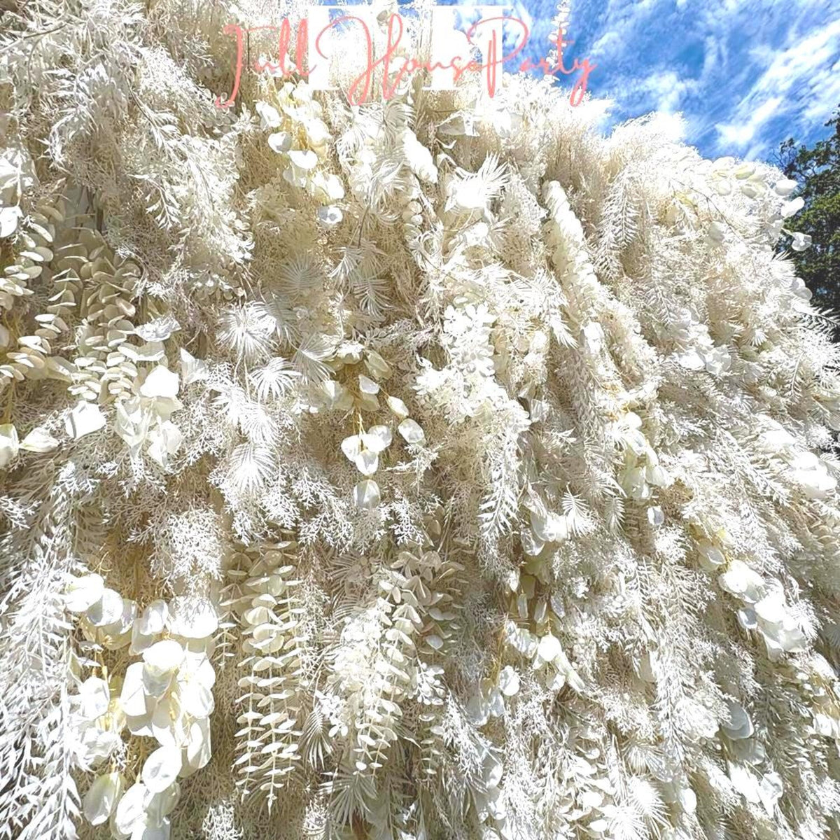 Ships from Houston |5D  Flower Wall 8*8ft  - Flower Wall Rolling Up Curtain Wall, Fabric Flower Wall, Wedding Party Photo Backdrop