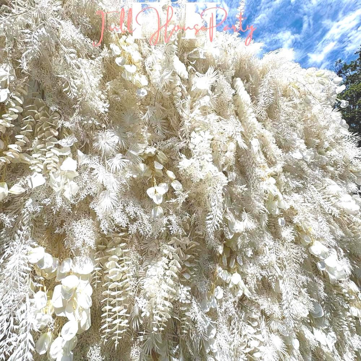Ships from Houston |5D  Flower Wall 8*8ft  - Flower Wall Rolling Up Curtain Wall, Fabric Flower Wall, Wedding Party Photo Backdrop