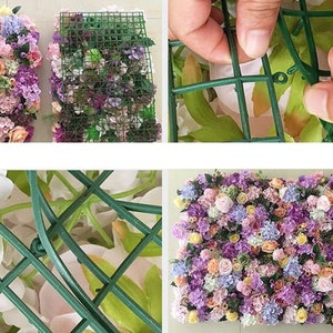 Rose Flower Wall for Wedding Photography Backdrop Special Event Salon Party Arrangement Rose Wall Decor Floral Panels 40x60cm