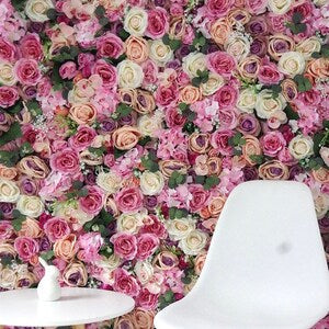Beauty Flower Wall For Wedding Photography Backdrop Baby Shower Special Event Arrangement Decor Floral Panels 15.75x23.62inch