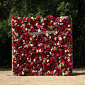 Jody ：5D Fabric Artificial rolling up curtain flower wall Free Shipping