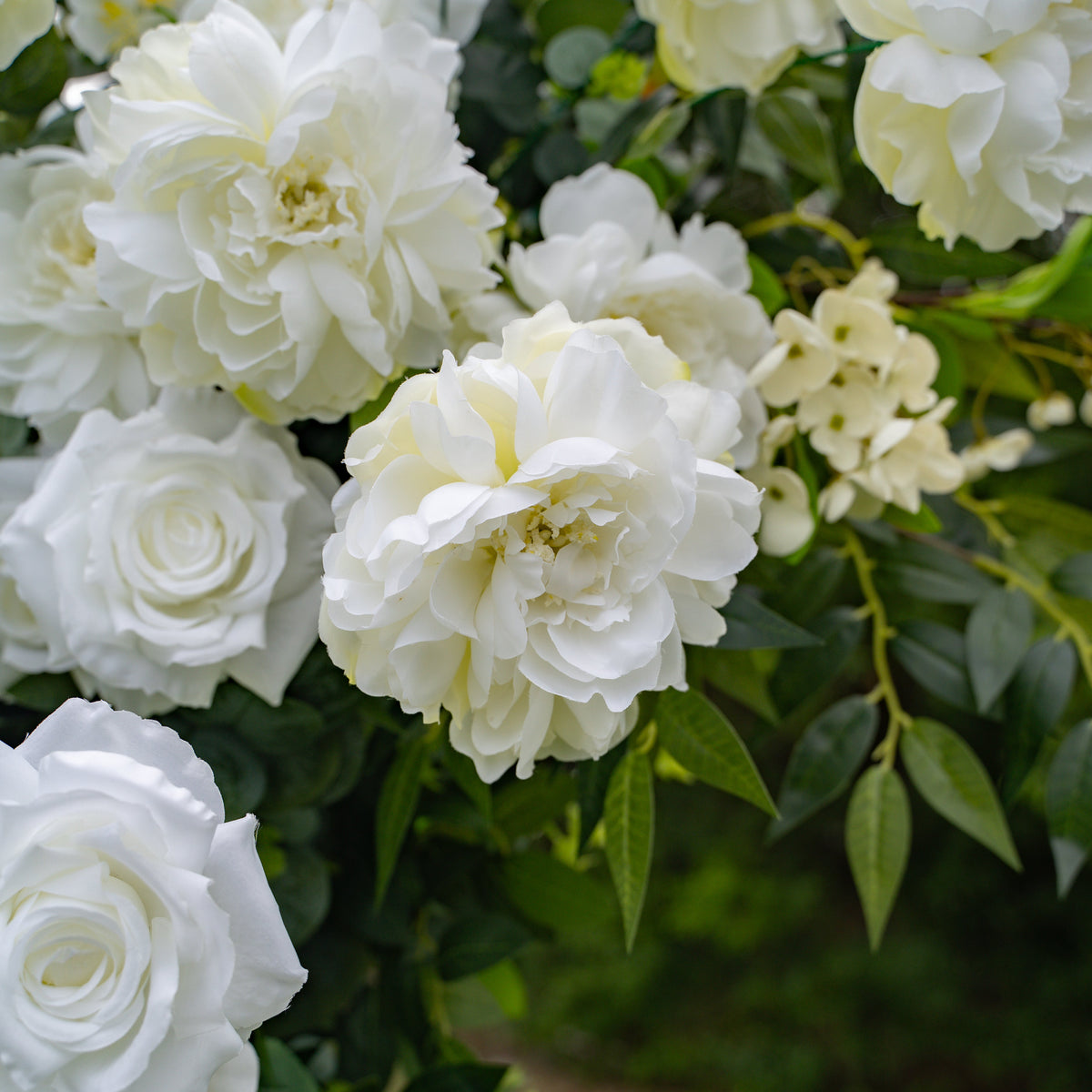 Neve - White Large Unique Floral Arch with Frame for Wedding Party Event Backdrop Free Shipping