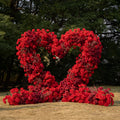New Red Heart 2025：Wedding Party Background Floral Arch Decoration (Including Frame) Free Shipping
