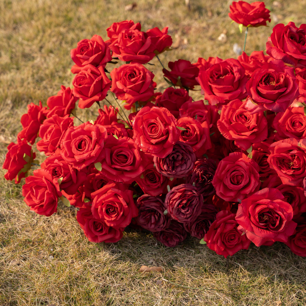New Red Heart 2025：Wedding Party Background Floral Arch Decoration (Including Frame) Free Shipping