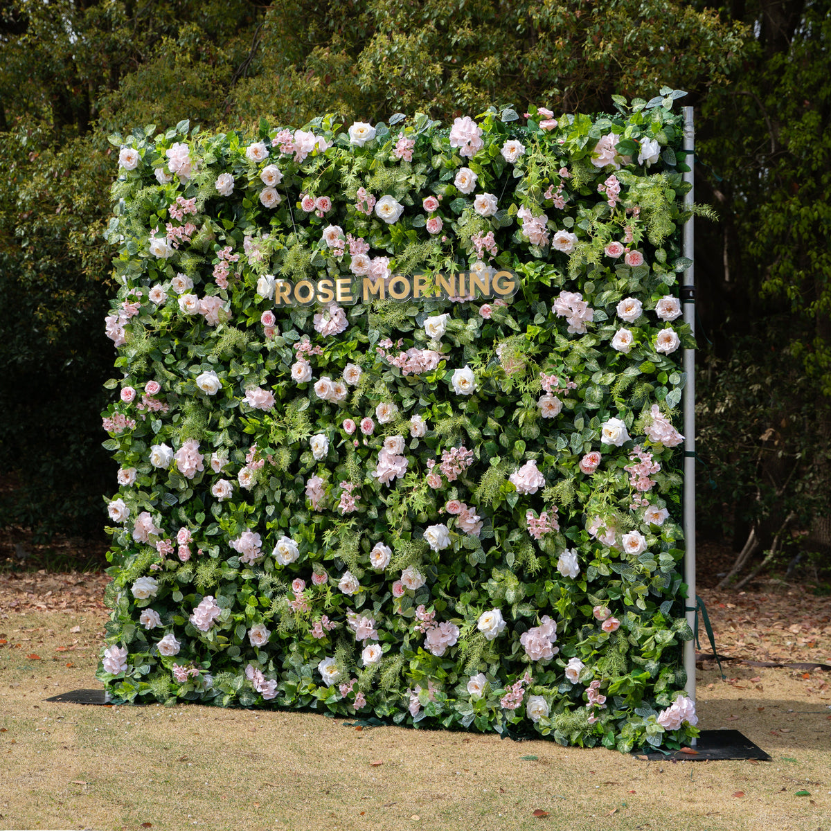 Simona：5D Fabric Artificial rolling up curtain flower wall Free Shipping